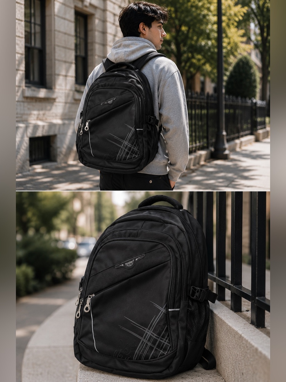 🌙✨ ZHIERNA School Backpack